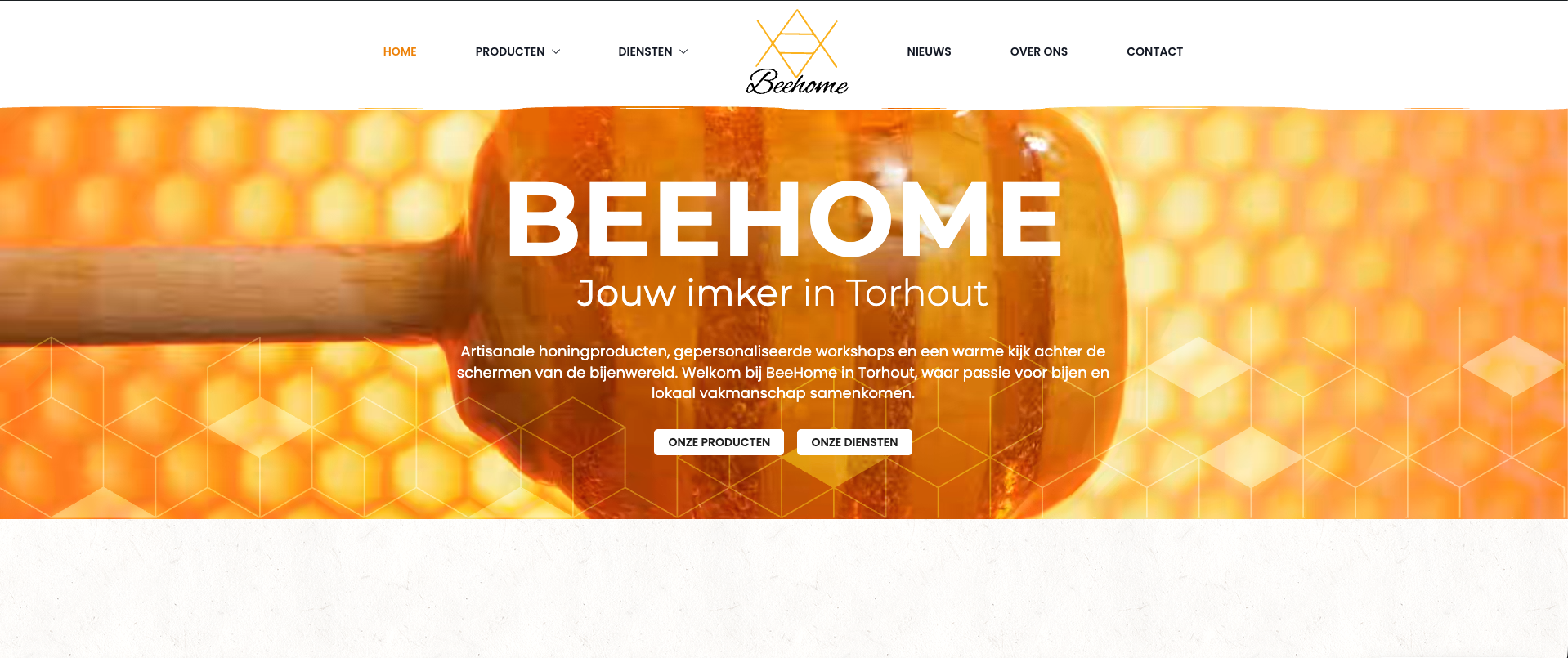 Een bij-zonder nieuwe website voor BeeHome Torhout